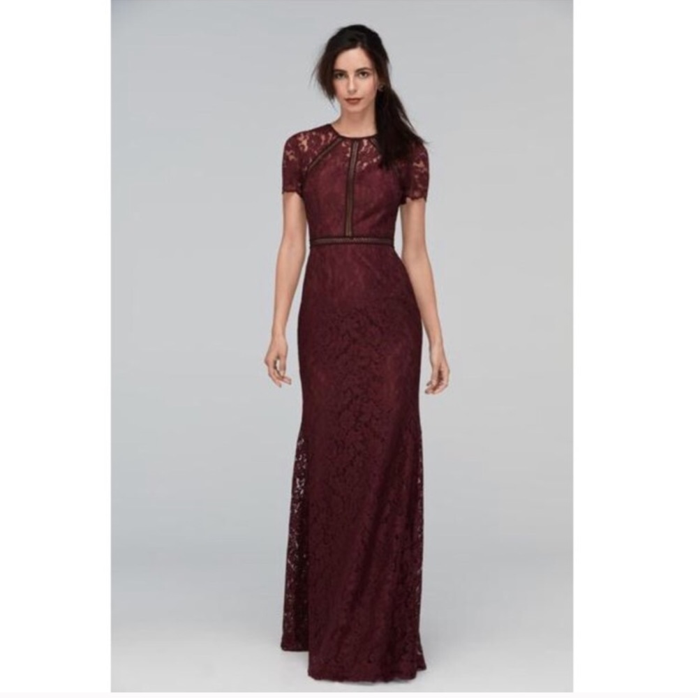 Never Worn Watters Cranberry Gown